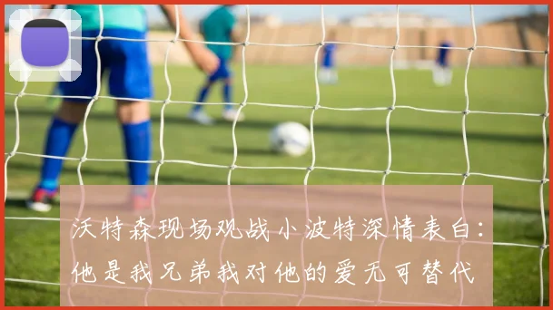 沃特森现场观战小波特深情表白：他是我兄弟我对他的爱无可替代